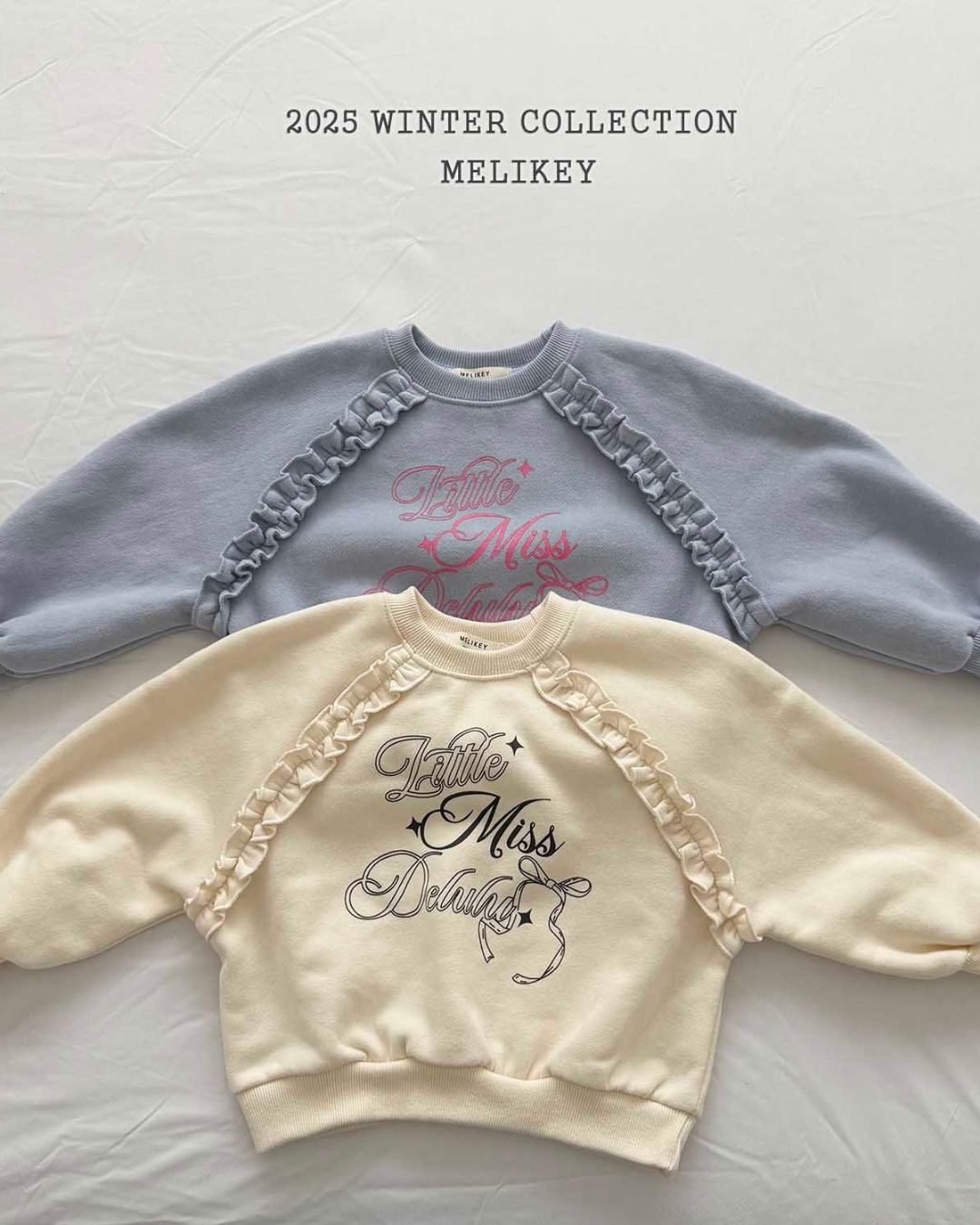 韓國童裝 25秋冬 | ME25444 Frill MTM