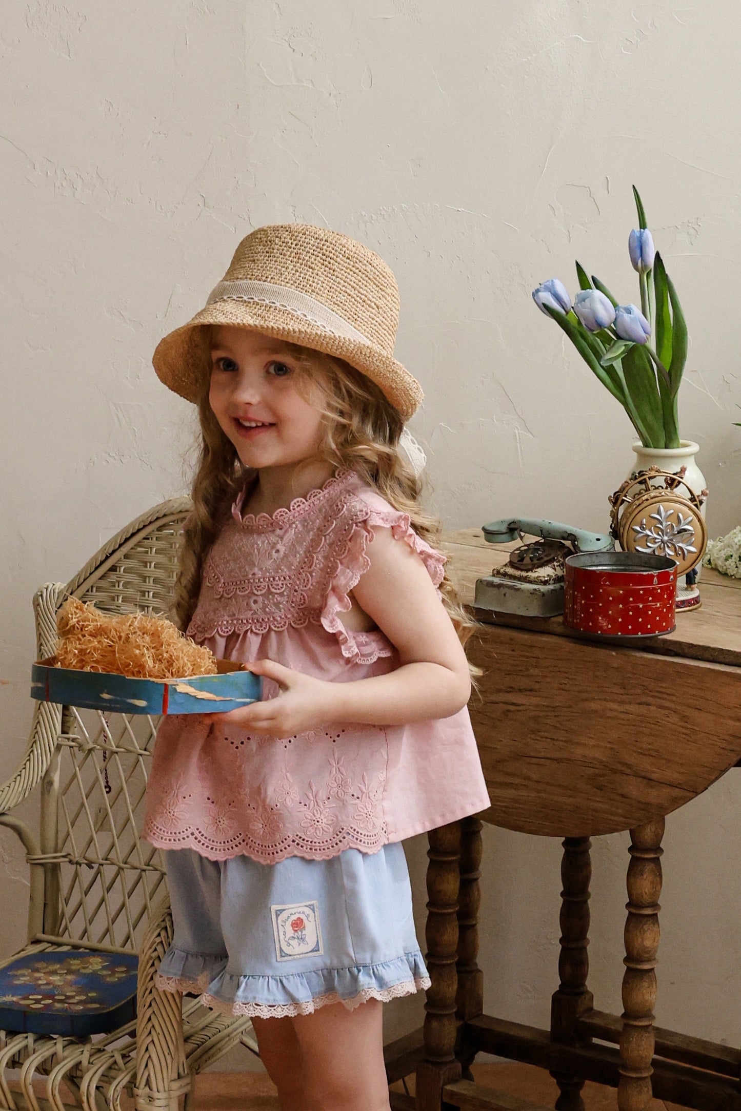 韓國童裝 26夏| FU28 Mio Blouse 米奧襯衫 (90-140cm)