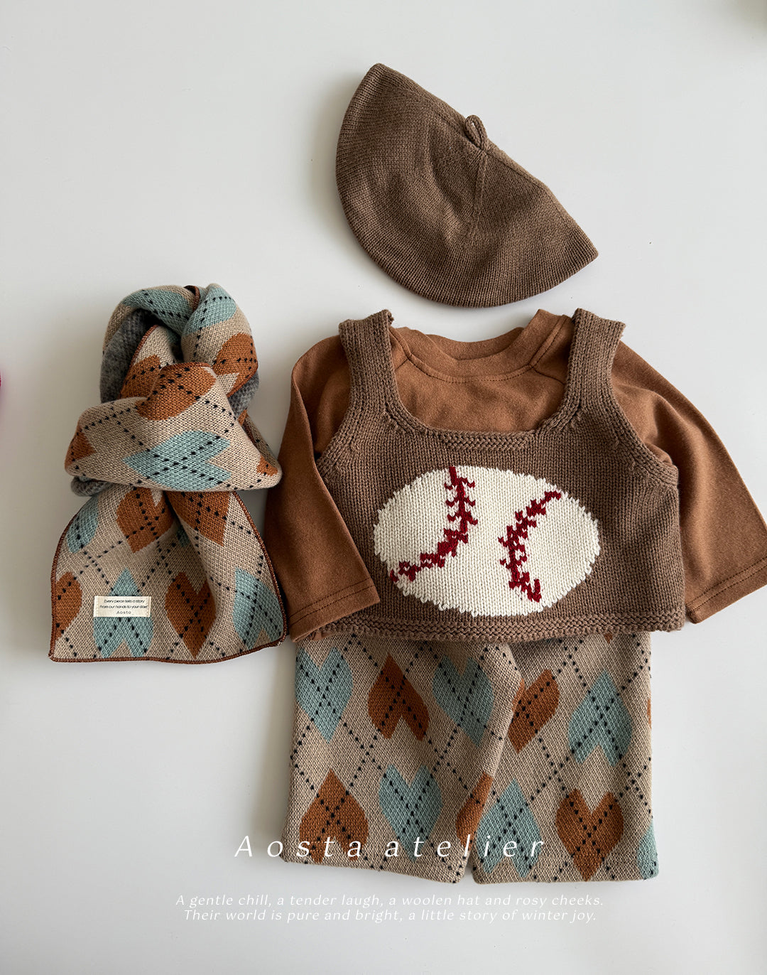 韓國童裝 25秋冬 | AO25407 Nene Pants