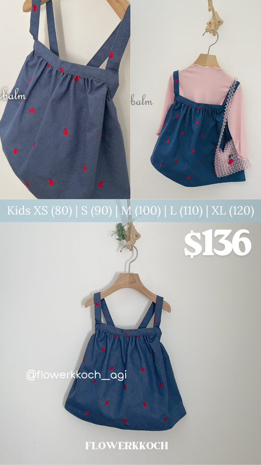 (花花谷團購限定 17/9或之前) 韓國童裝 25秋 | MK25308 Dress