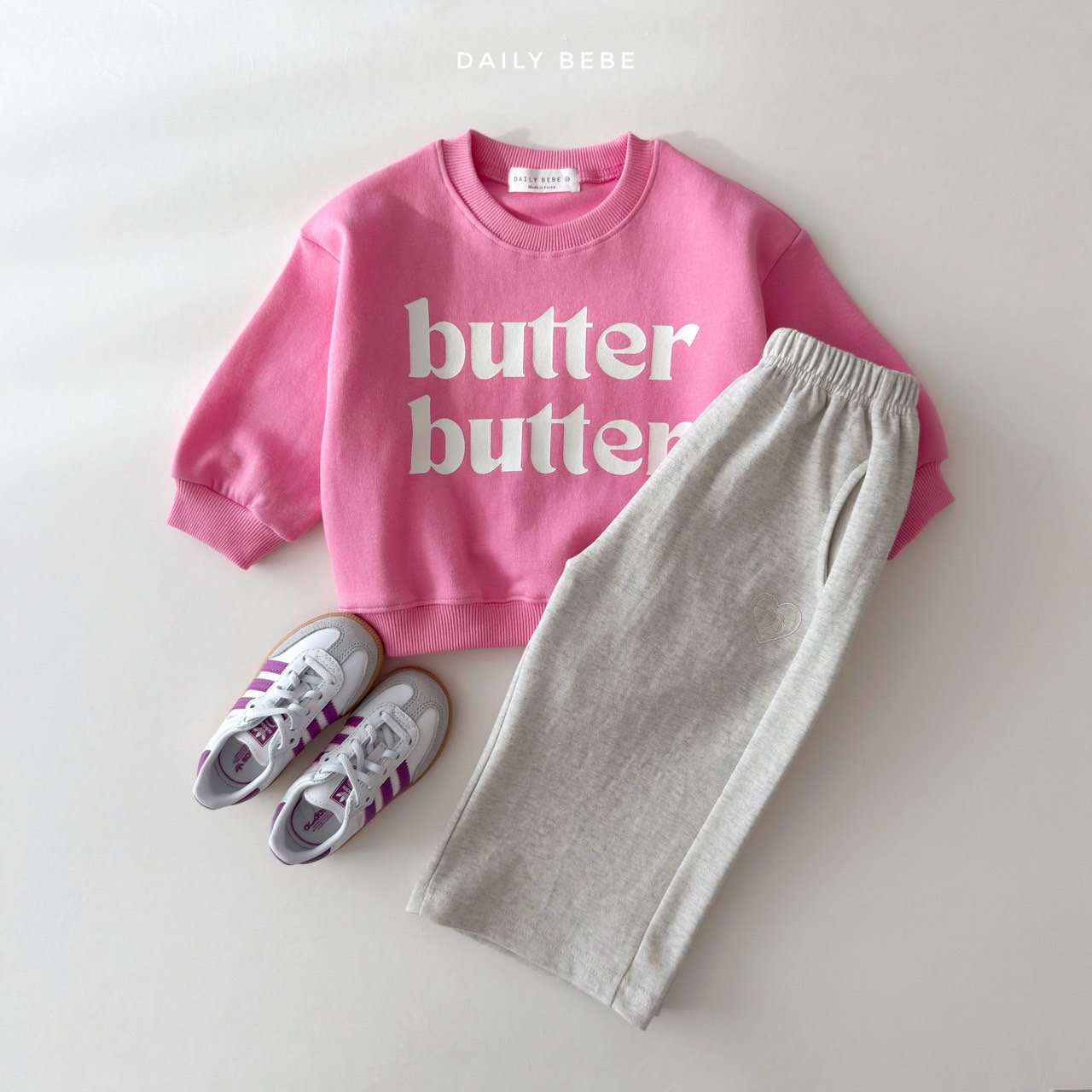 韓國童裝 26春 | DD23 奶油奶油衛衣 (75~140cm)