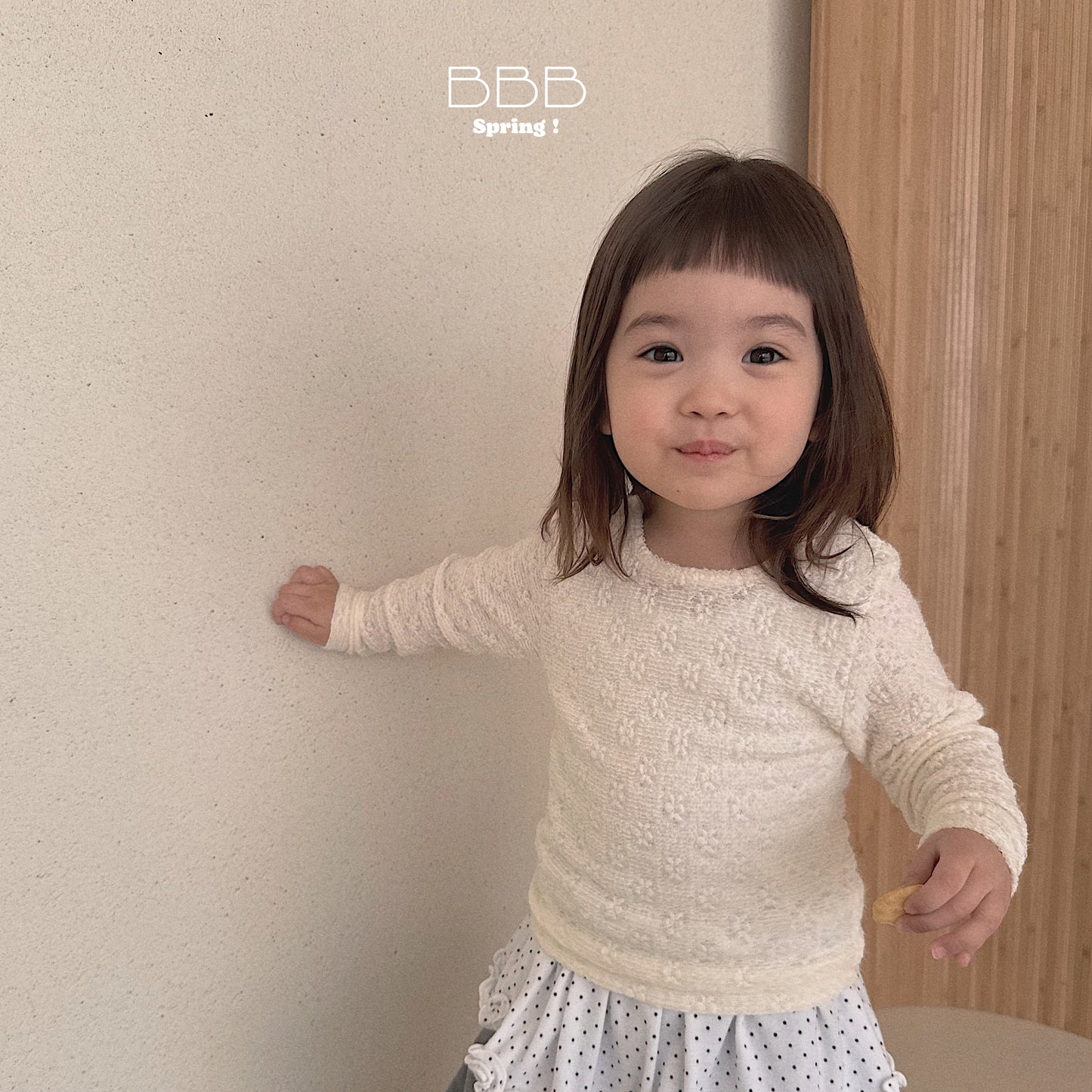 韓國童裝 26春 | BB07 Bebe Spring Floral Basic T-shirt (70-110cm)