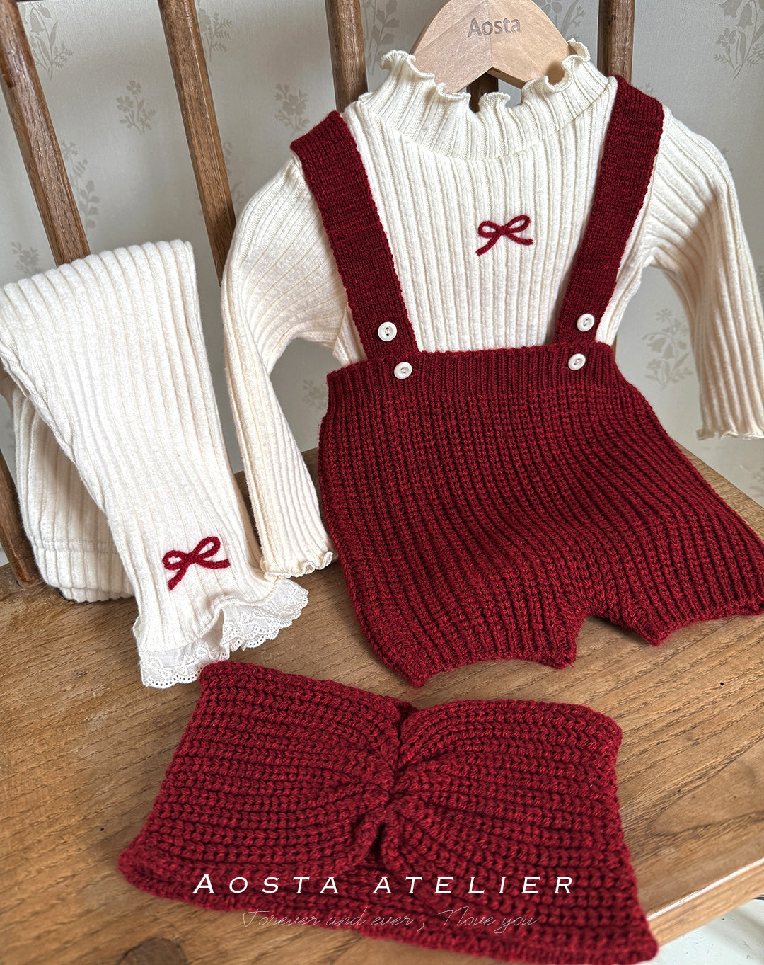 韓國童裝 25秋冬 | AO25403 [Camellia Leggings]