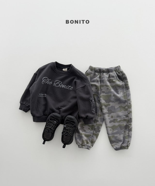 韓國童裝 26秋| BT12 The Bonito Lettering Sweatshirt 衛衣 (80-140)