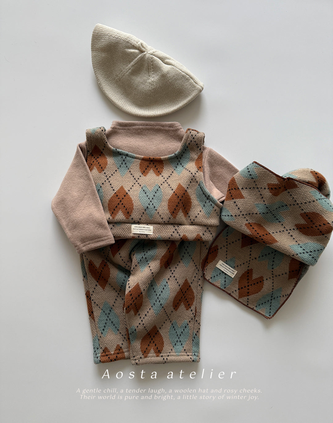 韓國童裝 25秋冬 | AO25408 Nene Vest