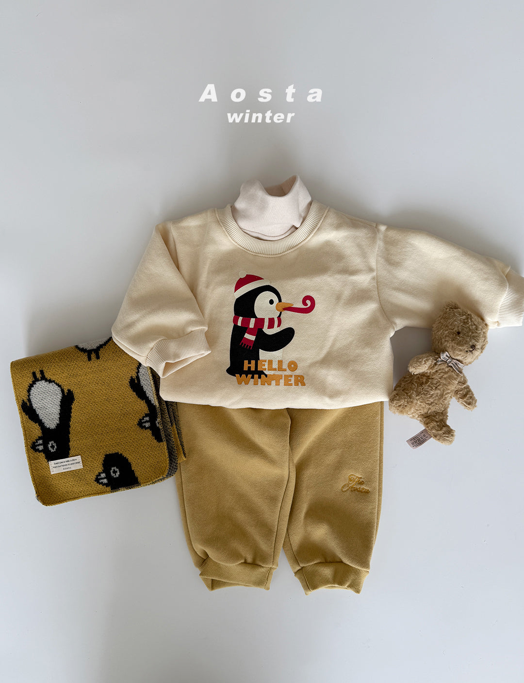 韓國童裝 25秋冬 | AO2568 Penguin MTM