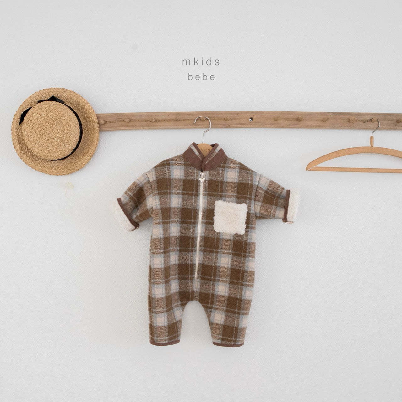 韓國童裝 25秋冬 | MD25411 Baby Check Suit