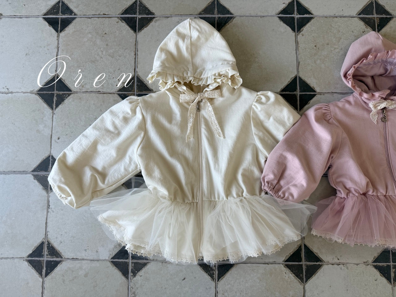 韓國童裝 25秋 | OR25331 Olivia Hooded Jumper