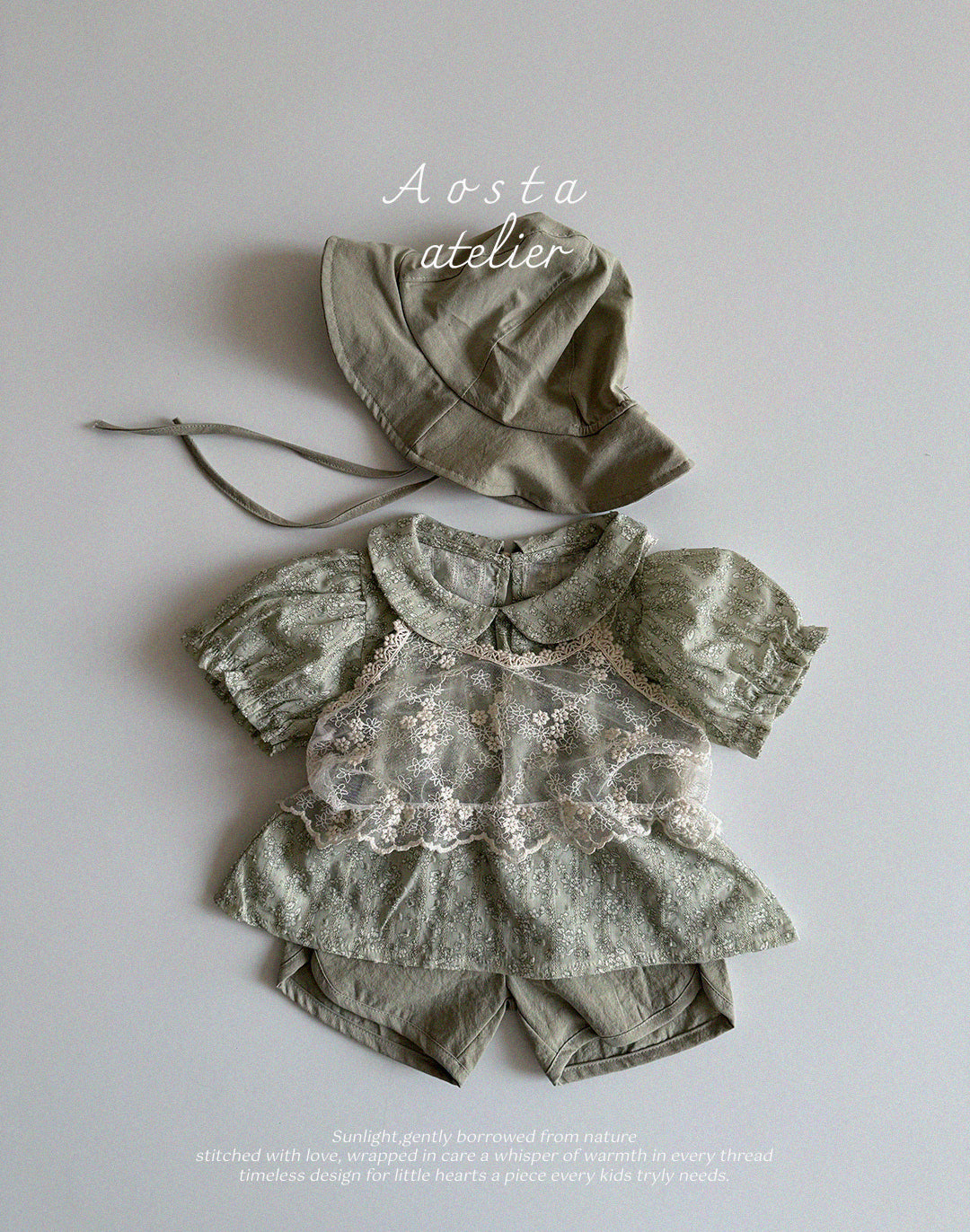 韓國童裝 25夏 | AO25268 COLLAR BLOUSE