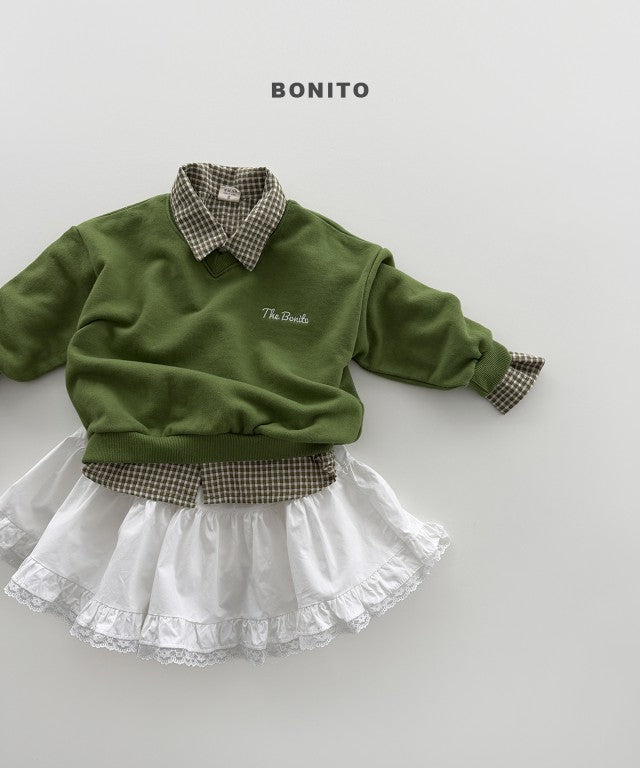 韓國童裝 26秋| BT46 V Neck Sweatshirt 衛衣 (80-140)