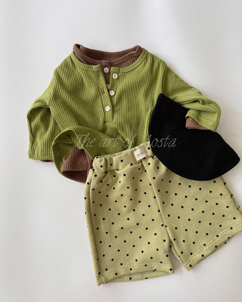 韓國童裝 26秋| AO12 Dot Tongtong Pants 褲子 (70-110)