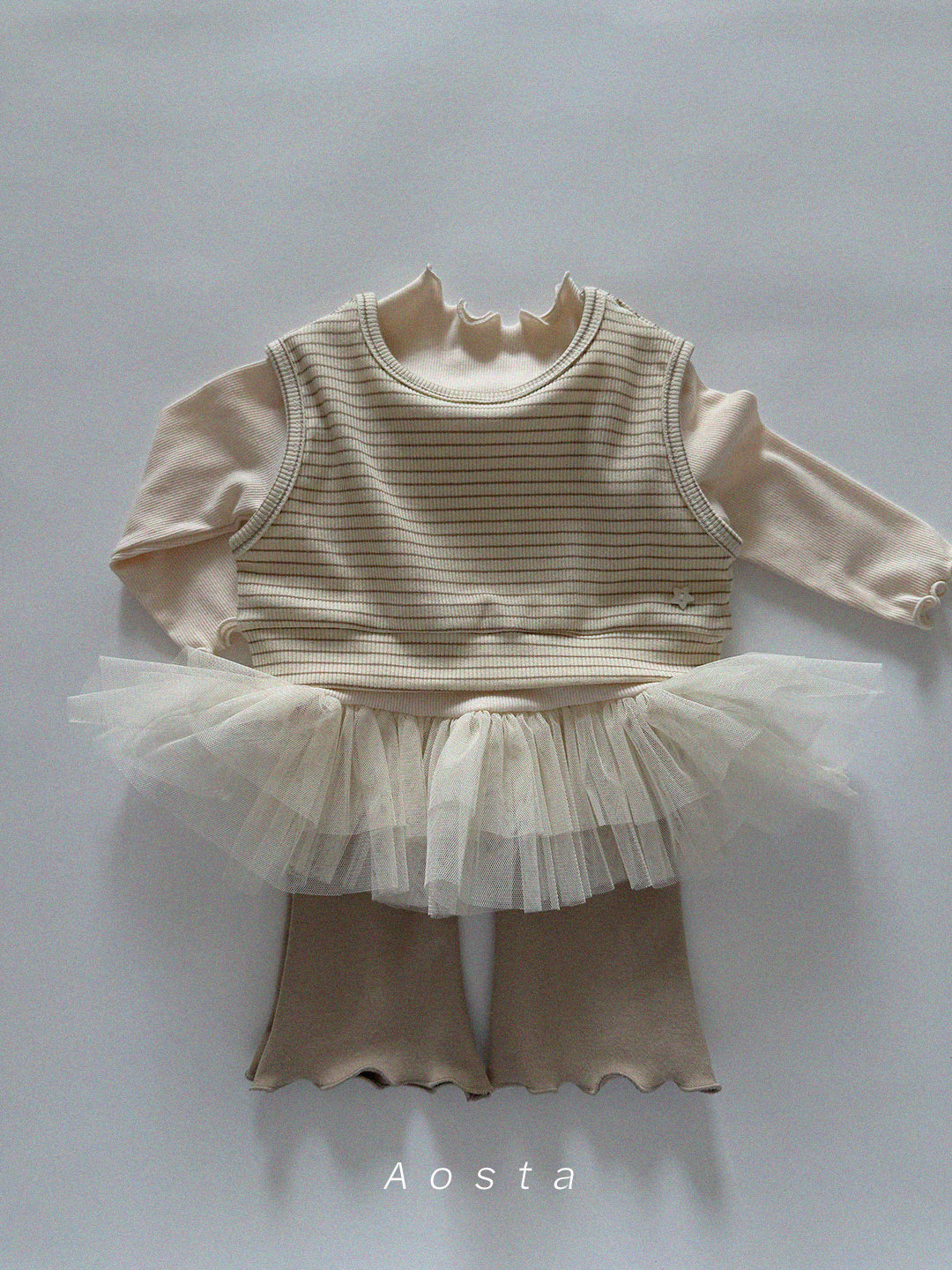 韓國童裝 26春 | AO26140 Choco Star Vest