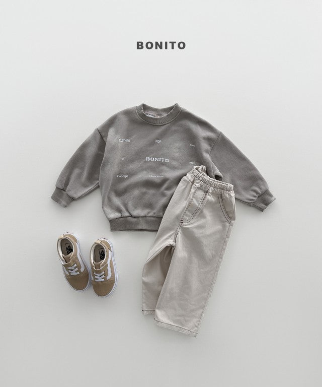 韓國童裝 26秋| BT37 Pigment Sweatshirt 衛衣 (80-140)