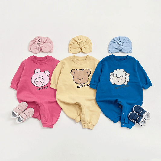韓國童裝 | OT25306 OT Friend Baby Suit