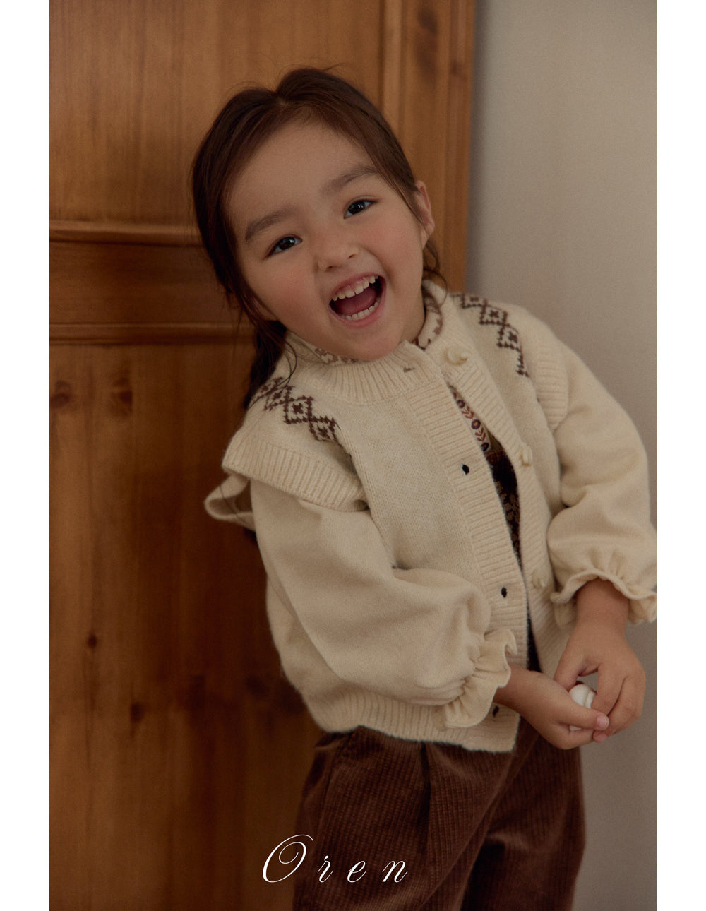 韓國童裝 25秋冬 | OR25410 Nattu Knit Vest