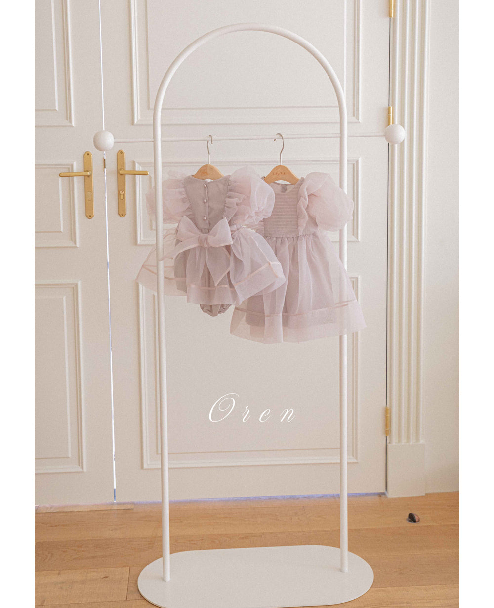 韓國童裝 26春 | OR24 Serena Pintuck Organza Dress