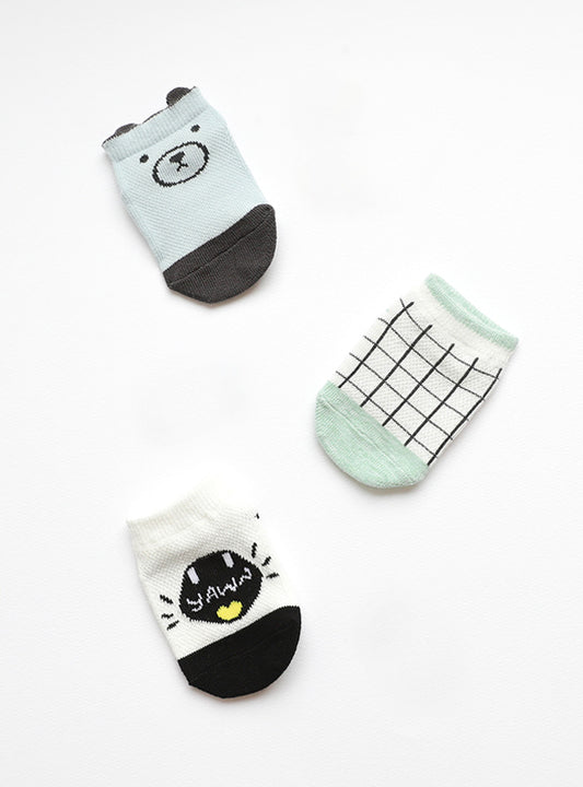 25FW 室內服團購 (30/9截單) Baby Short Socks - 3對裝 (10cm)