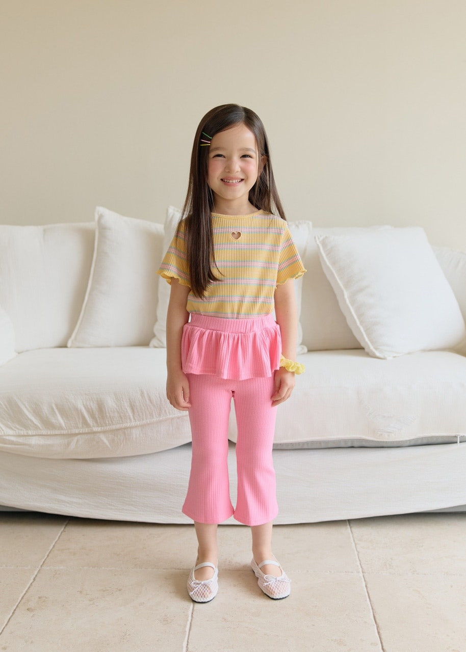 韓國童裝 26夏| DD33 Bootcut Frill Pants (75-140cm)