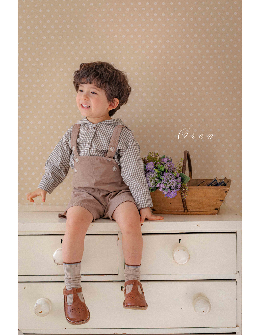 韓國童裝 26春 |  OR68 Jamie Overall (85~120cm)