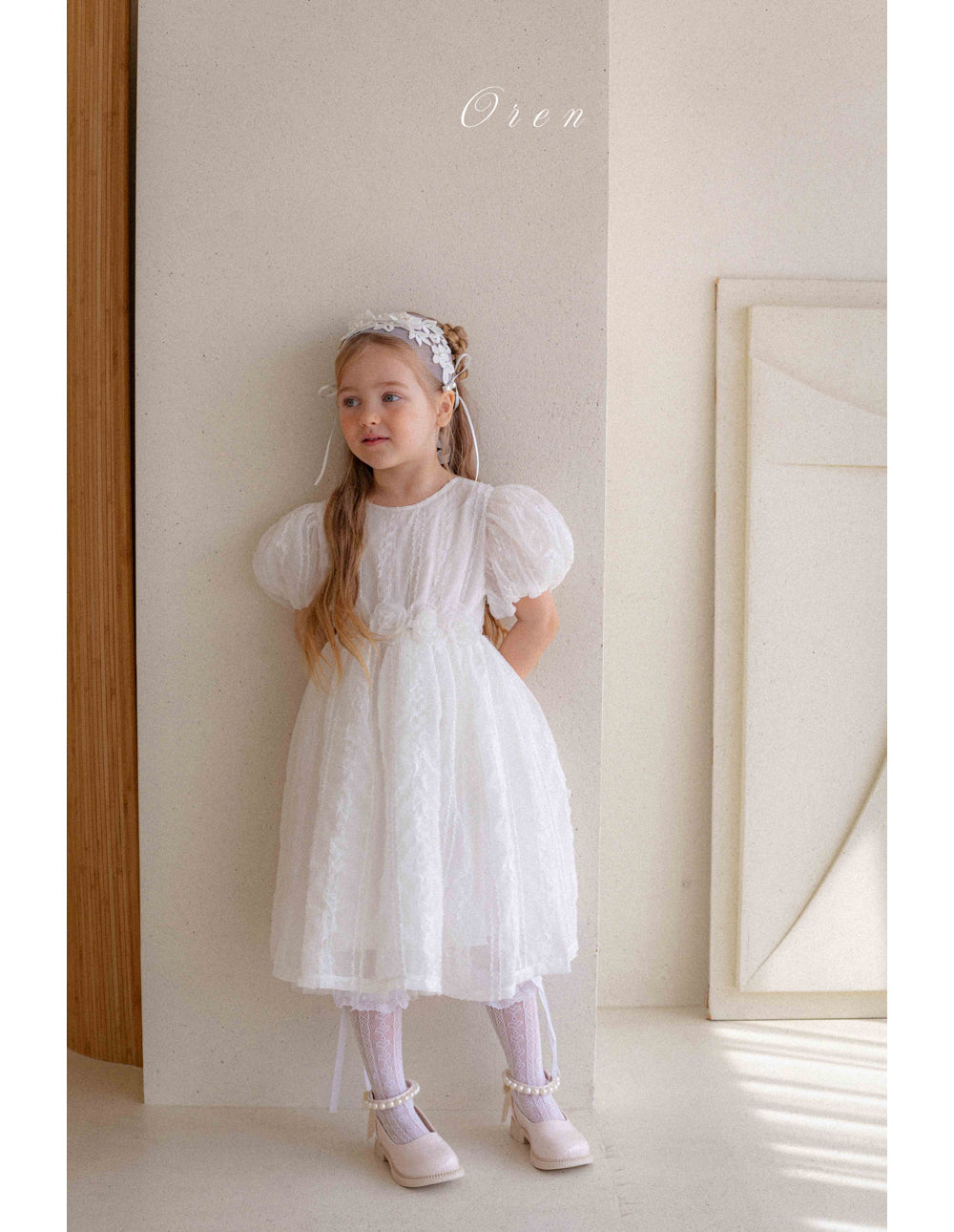 【現貨】韓國童裝 OREN Edel Pure Dress 1歲生日之選