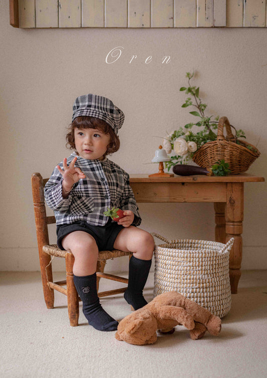 現貨▷  OREN Check Cardigan