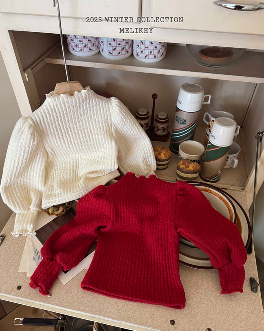 韓國童裝 25秋冬 | ME25448 Puff Tee