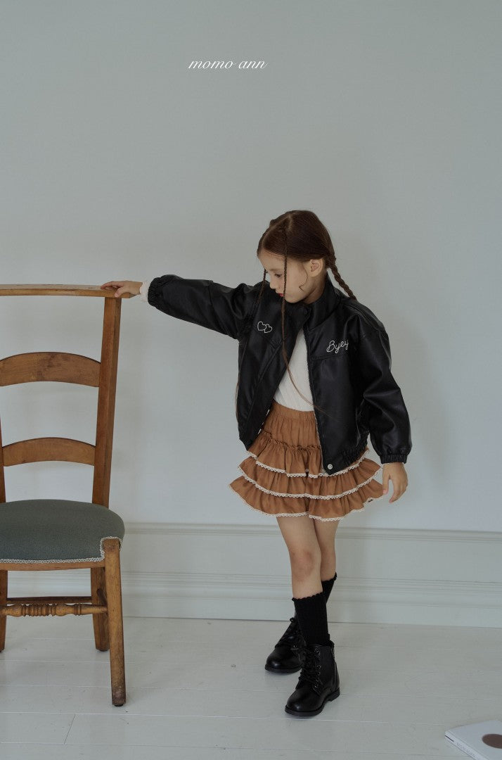 韓國童裝 26秋| MN16 Leather Jacket 外套 (90-130)