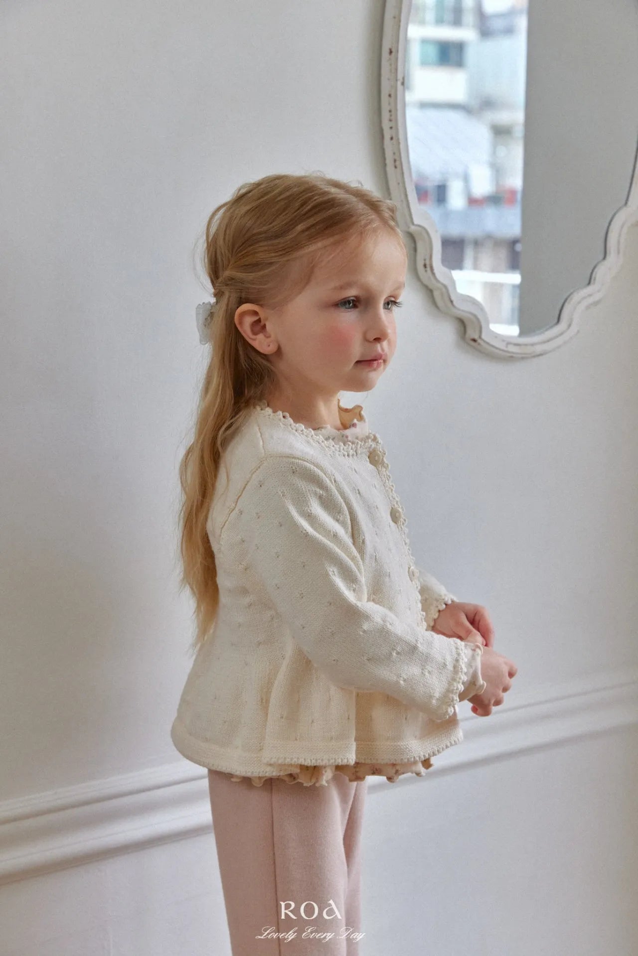 韓國童裝 26春 |   RO03 Flare Knit Cardigan (80~120cm)