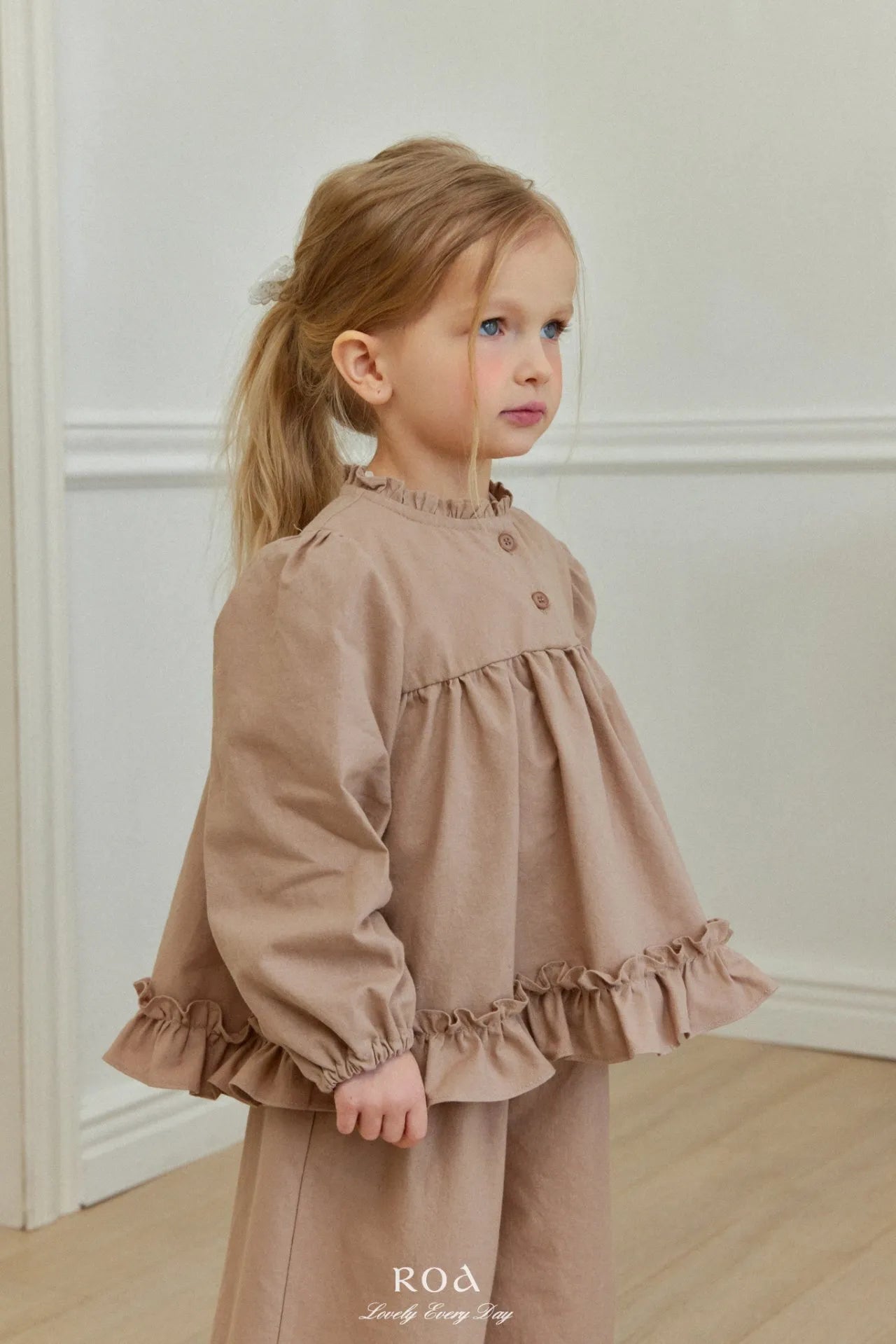 韓國童裝 26春 |   RO04 Square Scrunch Set (80~120cm)