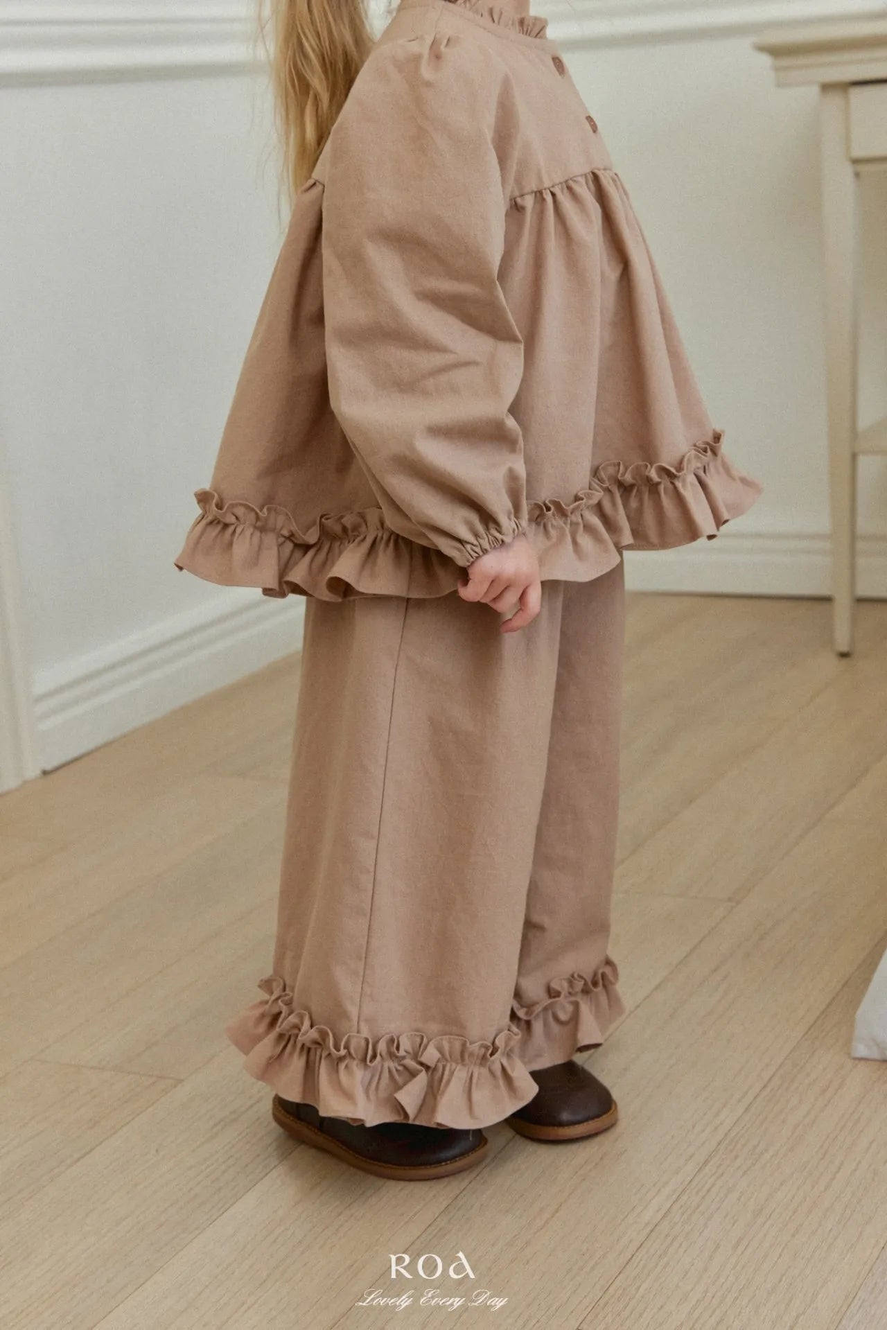 韓國童裝 26春 |   RO04 Square Scrunch Set (80~120cm)