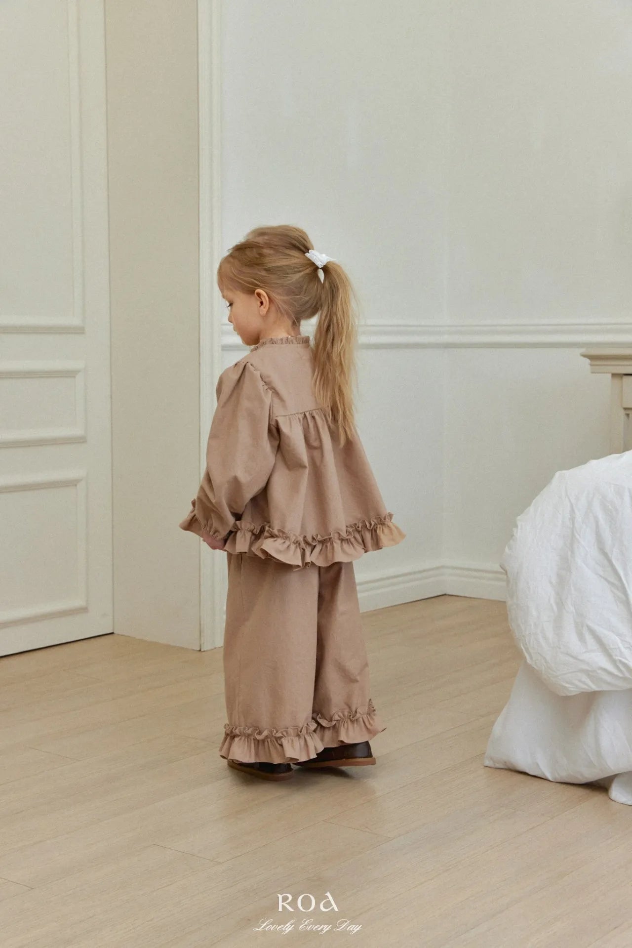 韓國童裝 26春 |   RO04 Square Scrunch Set (80~120cm)