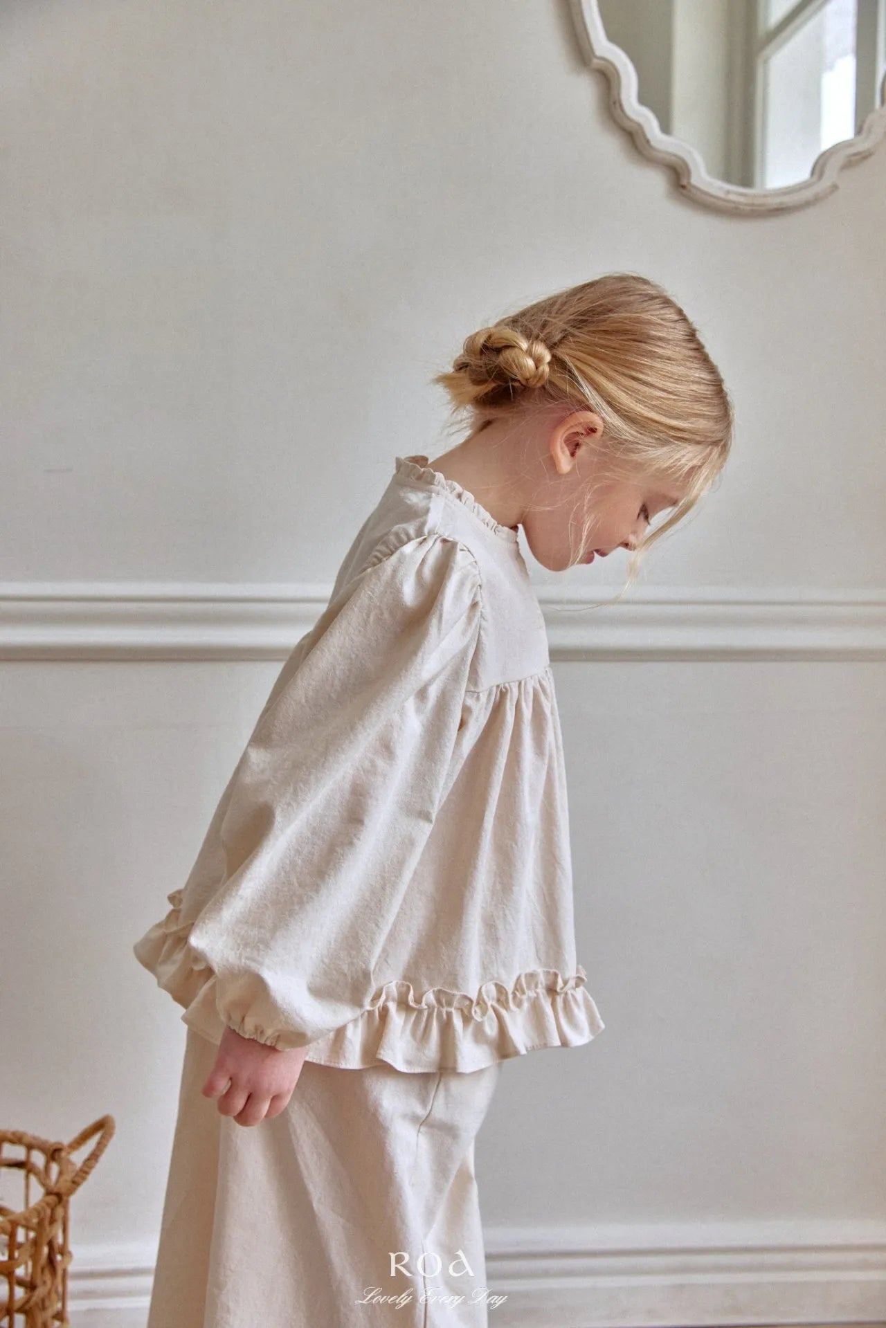 韓國童裝 26春 |   RO04 Square Scrunch Set (80~120cm)