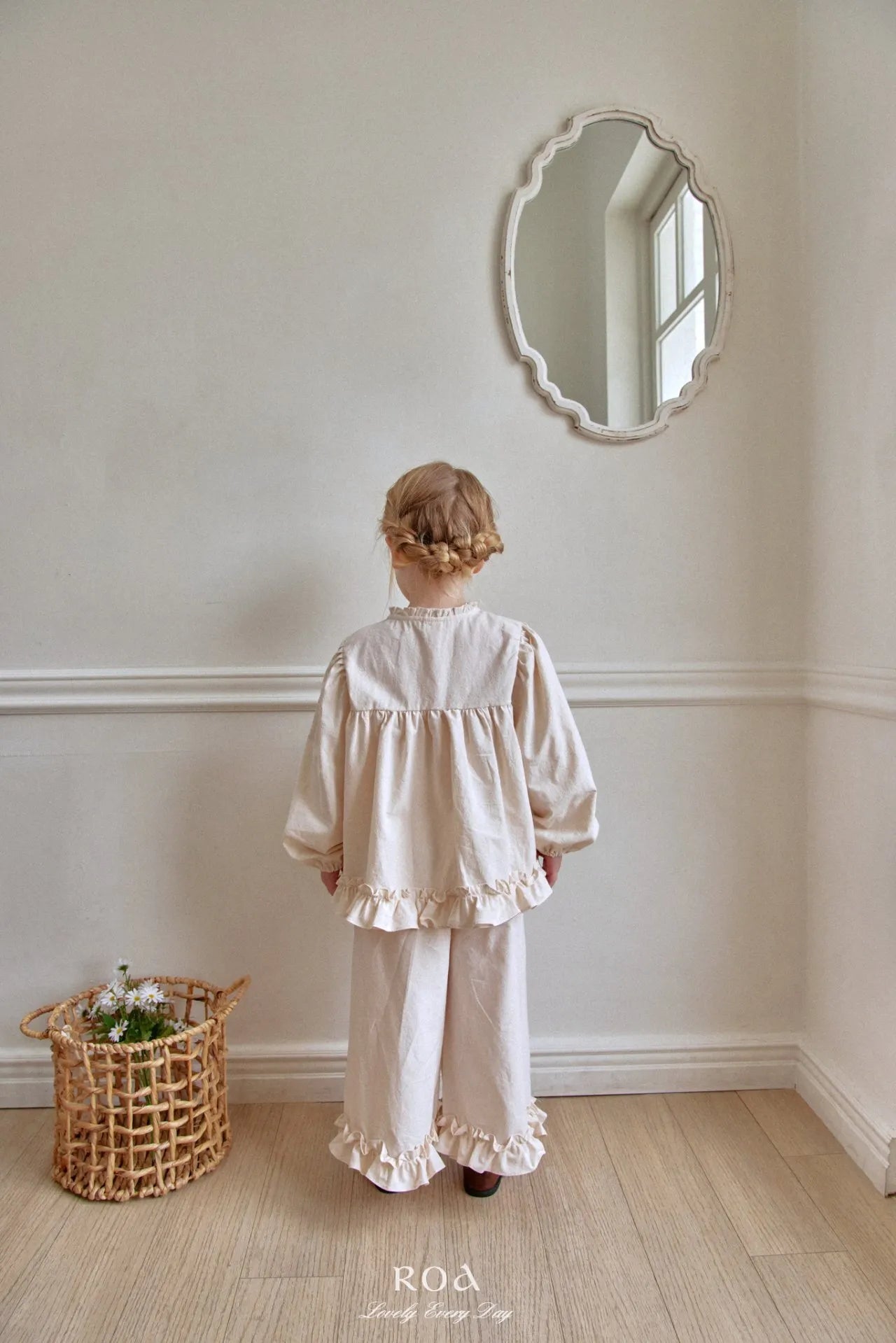 韓國童裝 26春 |   RO04 Square Scrunch Set (80~120cm)