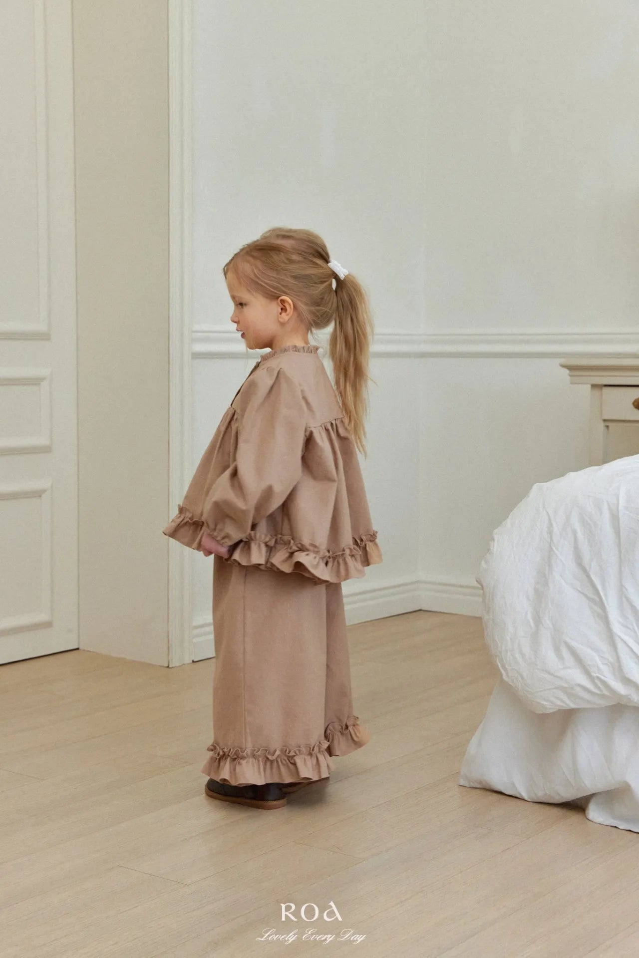 韓國童裝 26春 |   RO04 Square Scrunch Set (80~120cm)