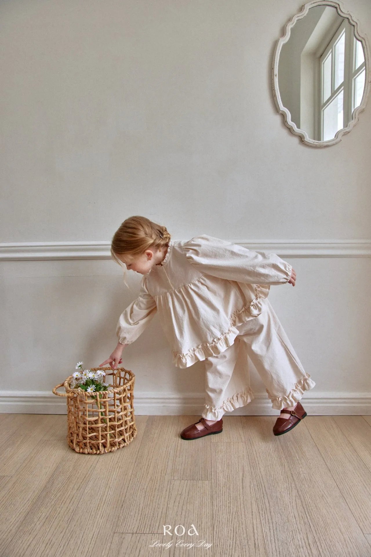 韓國童裝 26春 |   RO04 Square Scrunch Set (80~120cm)