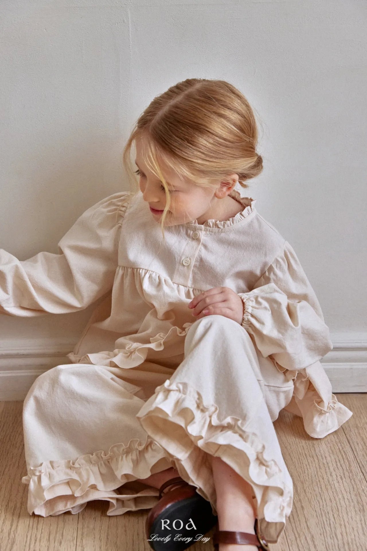 韓國童裝 26春 |   RO04 Square Scrunch Set (80~120cm)