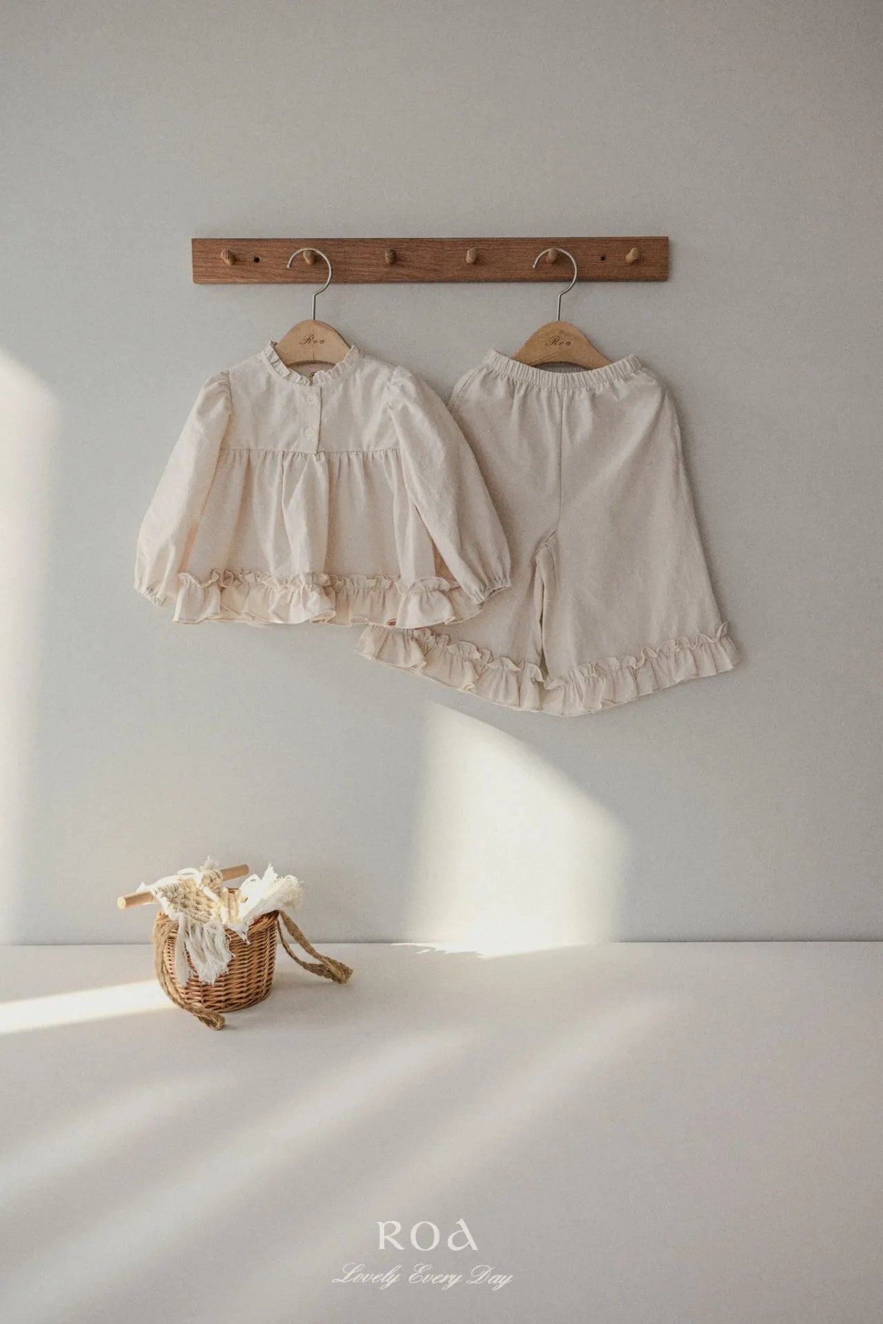 韓國童裝 26春 |   RO04 Square Scrunch Set (80~120cm)