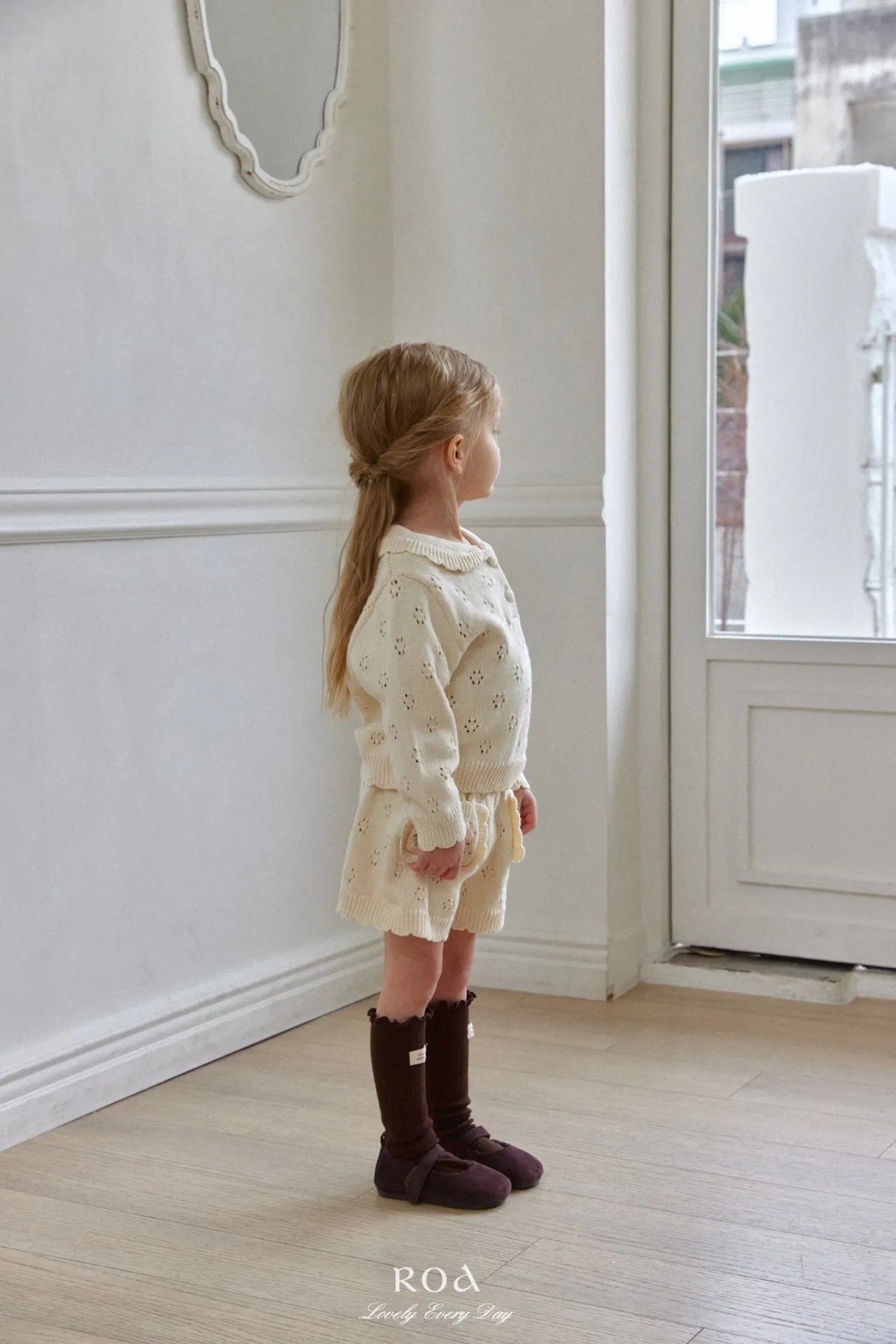 韓國童裝 26春 |   RO06 Punching Knit Set (80~120cm)