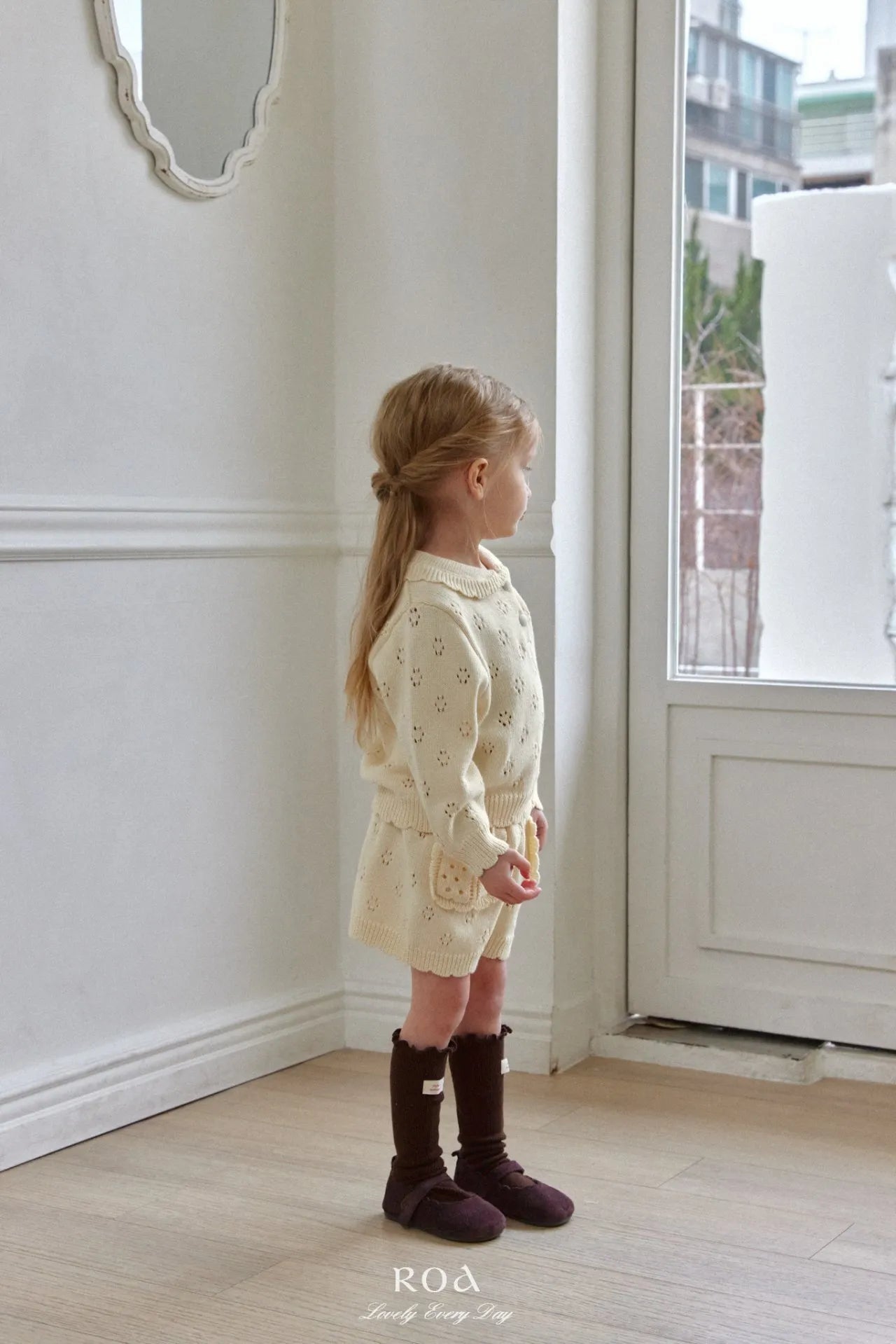 韓國童裝 26春 |   RO06 Punching Knit Set (80~120cm)