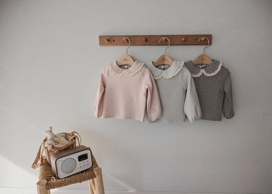 韓國童裝 26春 |   RO09 ST Collar T-shirt (80~120cm)