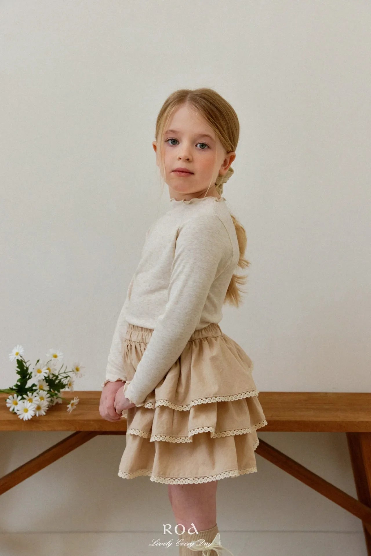 韓國童裝 26春 |   RO16 Spring Chloe Layered Pants (80~120cm)