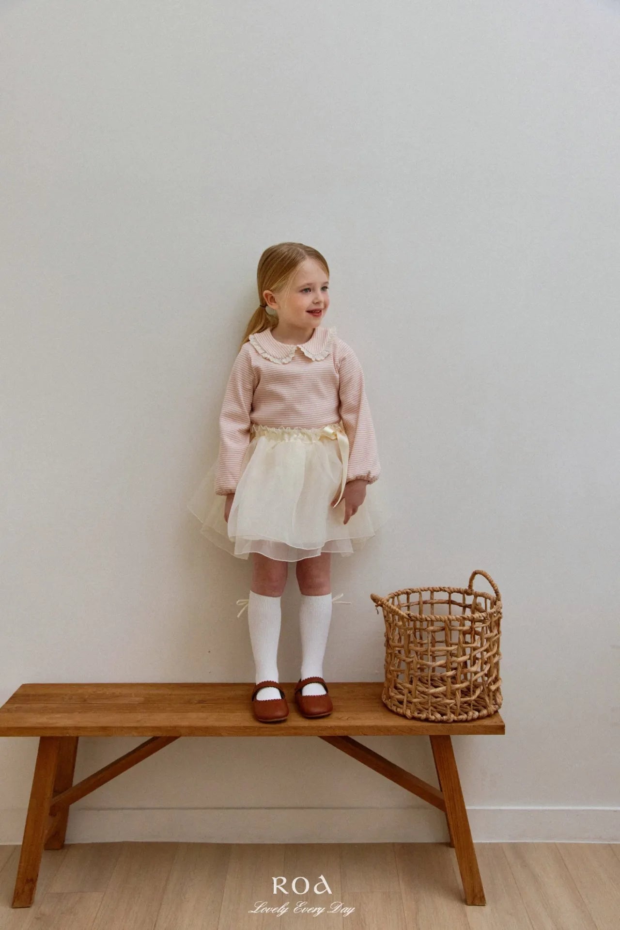 韓國童裝 26春 |   RO18 Double Organza Skirt (80~120cm)