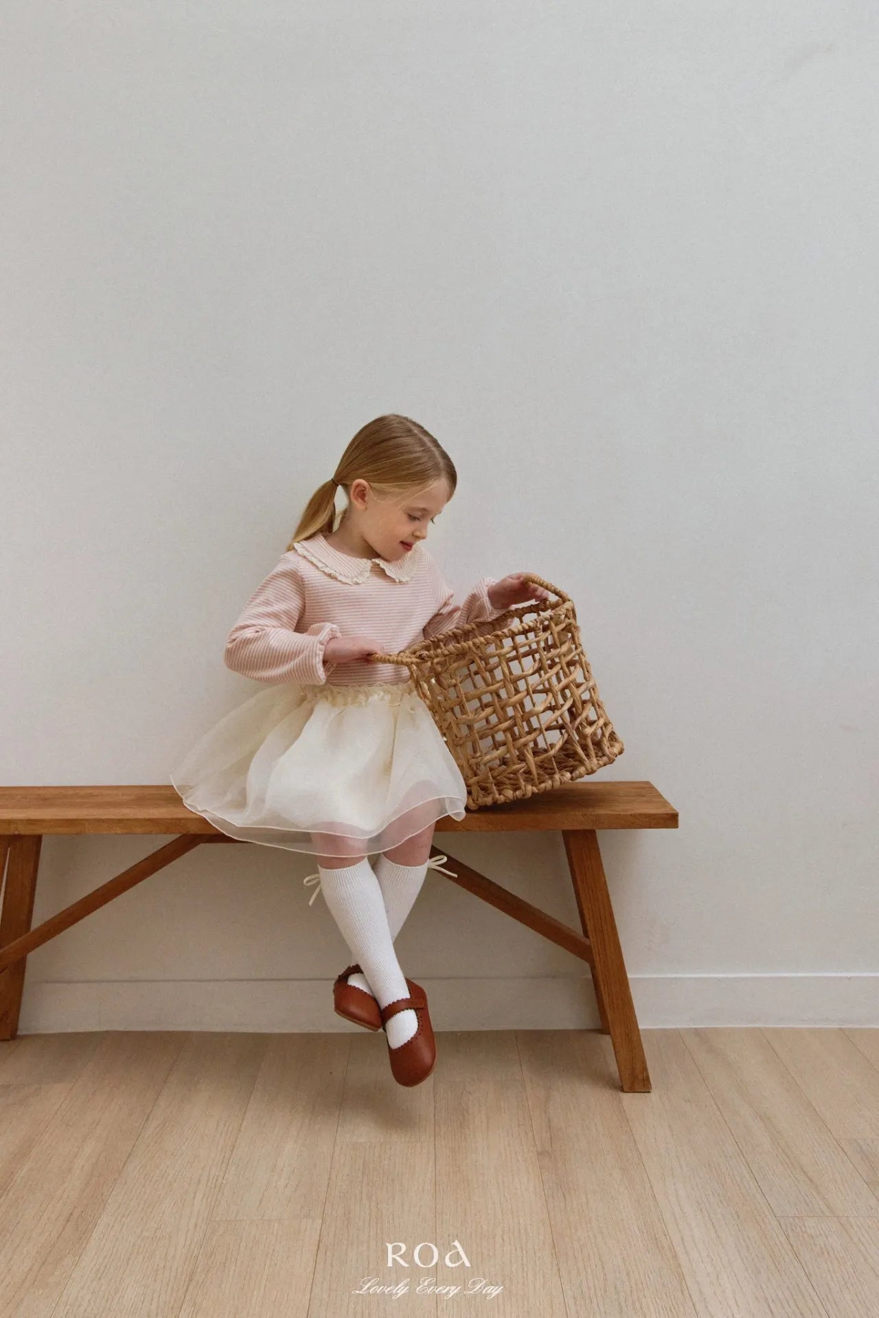 韓國童裝 26春 |   RO18 Double Organza Skirt (80~120cm)