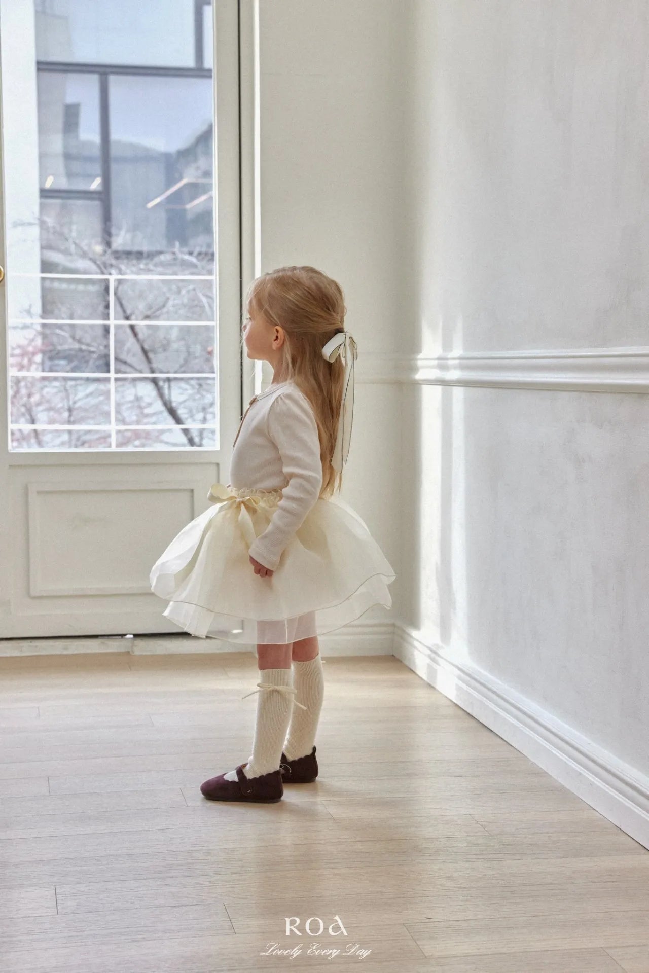 韓國童裝 26春 |   RO18 Double Organza Skirt (80~120cm)