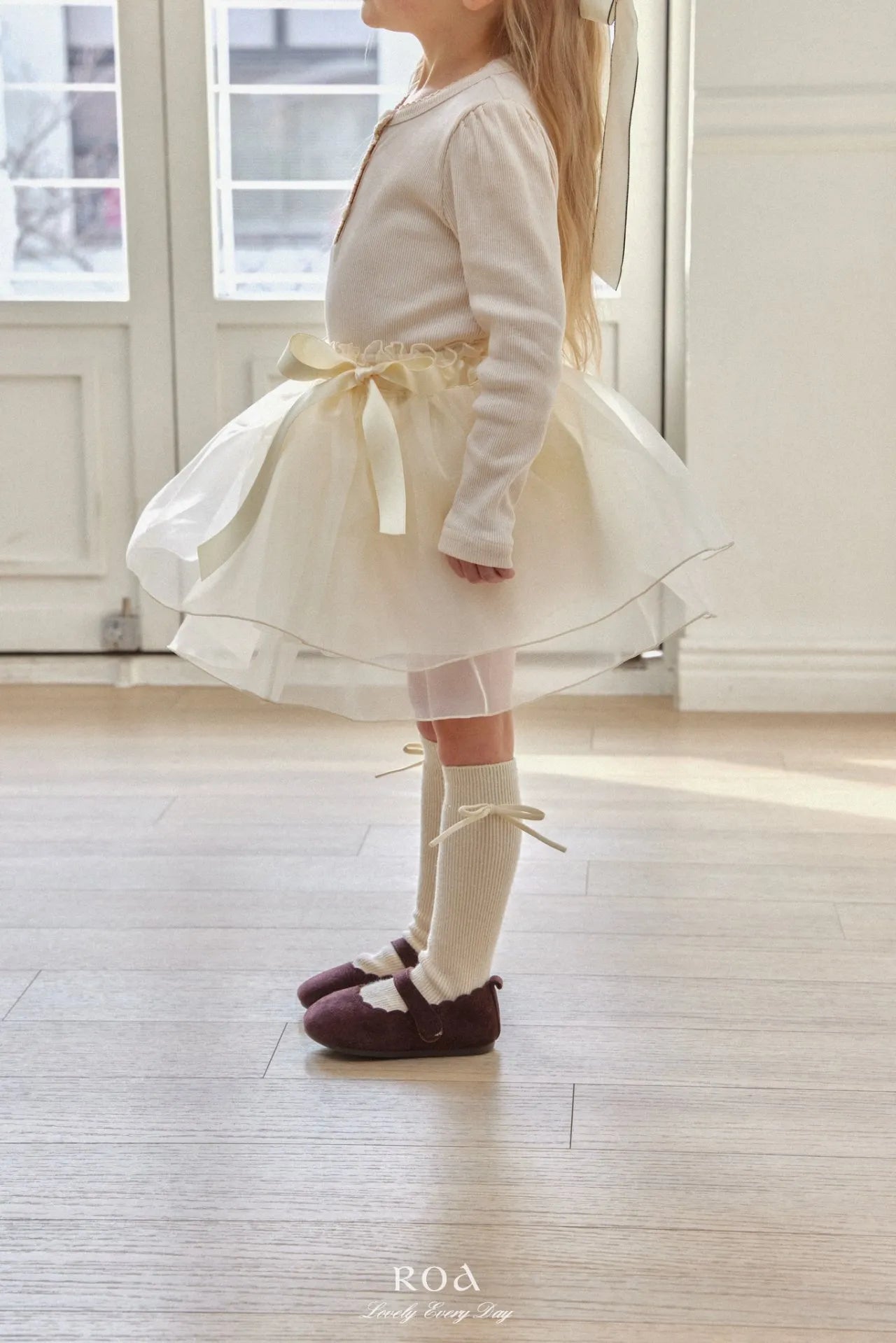 韓國童裝 26春 |   RO18 Double Organza Skirt (80~120cm)