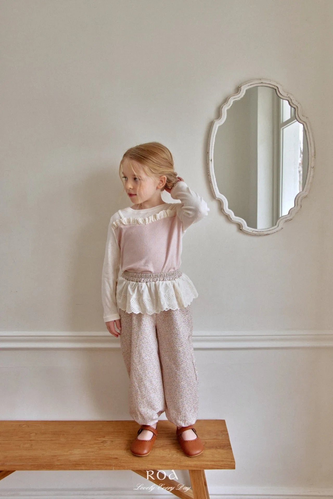 韓國童裝 26春 |   RO20 Floral Print Jogger Pants (80~120cm)