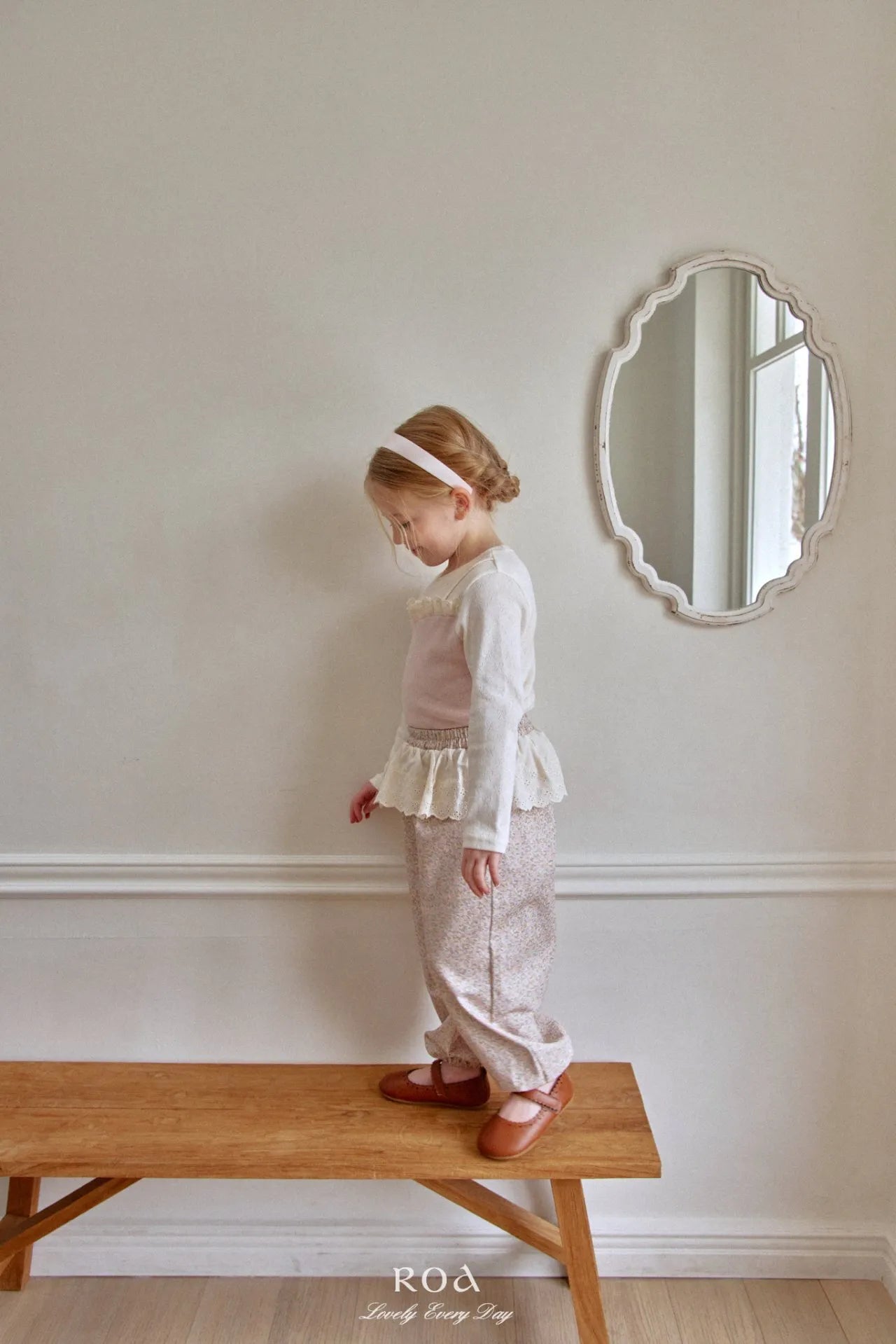 韓國童裝 26春 |   RO20 Floral Print Jogger Pants (80~120cm)