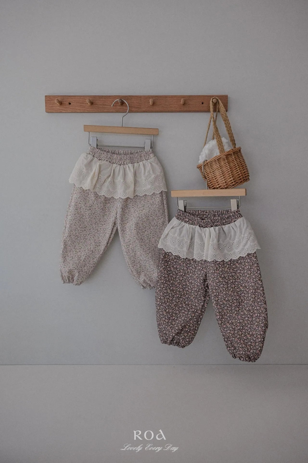 韓國童裝 26春 |   RO20 Floral Print Jogger Pants (80~120cm)