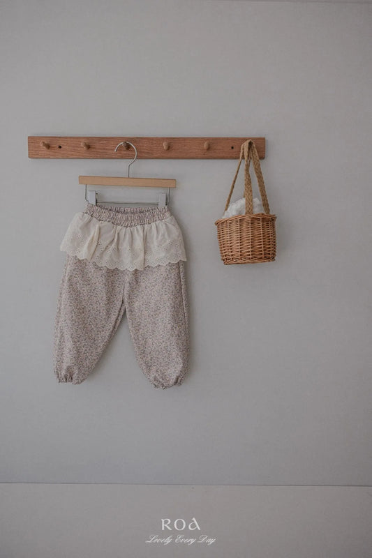 韓國童裝 26春 |   RO20 Floral Print Jogger Pants (80~120cm)