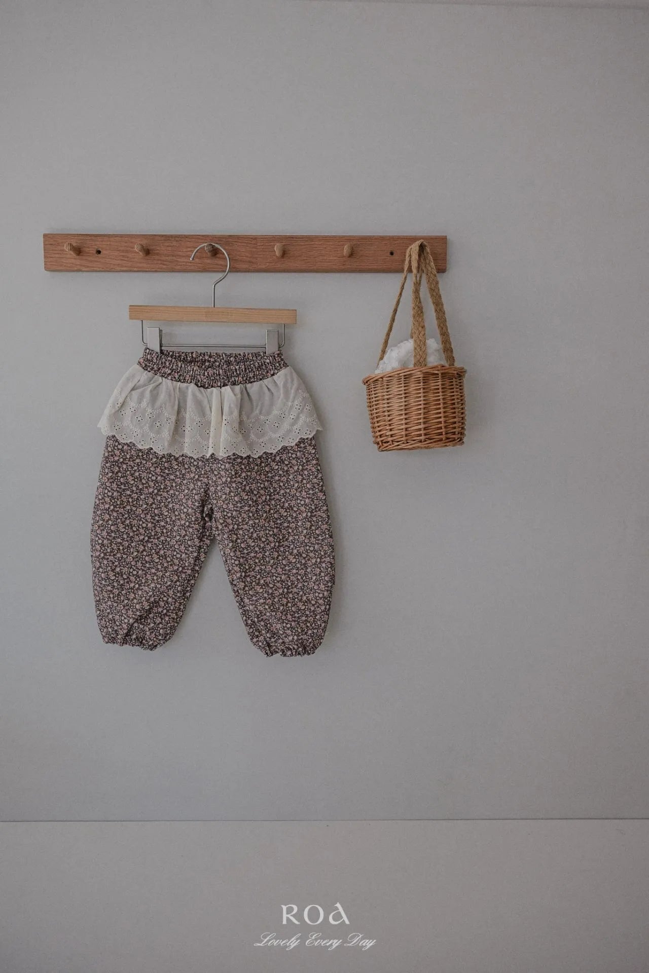 韓國童裝 26春 |   RO20 Floral Print Jogger Pants (80~120cm)